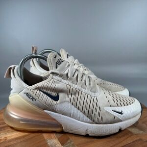 Nike Air Max 270 Womens Beige‎ Athletic Sneakers Shoes Size 8 AH6789 110